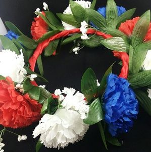 Fourth of July Patriotic Flower Crown 🇺🇸🇺🇸